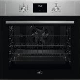 Aeg BEX33501EM 59.4cm Built In Electric Single Oven - Stainless Steel