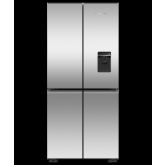 F&P RF500QNUX1 79cm Quad Door Frost Free Fridge Freezer - Stainless Steel