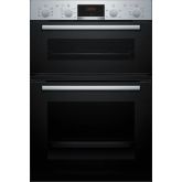 Bosch MBA533BS3B Series 4, 60cm Built In Double Oven - Stainless Steel