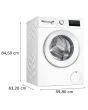 Bosch WAN28254GB 8kg 1400 Spin Washing Machine - White