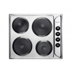 Haden HSP60X Electric Solid Plate Hob - Stainless Steel