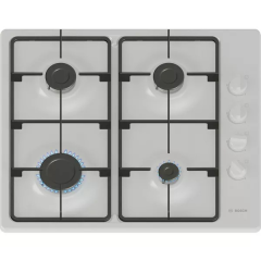 Bosch 296PBP6B2K60 60cm White Gas Hob