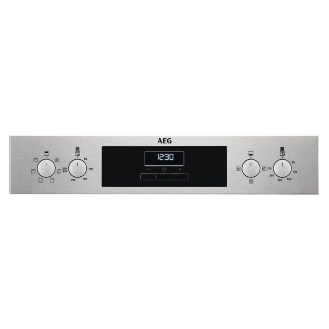 AEG DEX33111EM 59.4cm Built In Electric Double Oven - Stainless