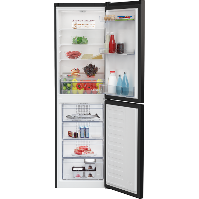 Beko CCFM4582B 54cm 50/50 Frost Free Fridge Freezer - Black