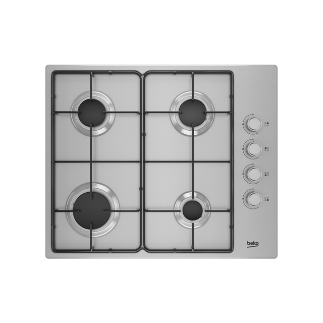 Beko CIHYG21SX 61cm Gas Hob - Stainless Steel