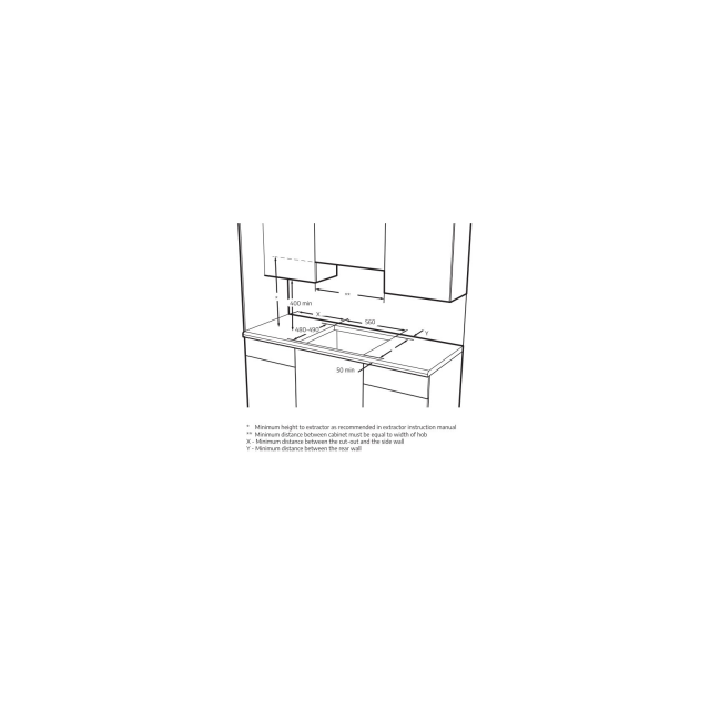 Beko CIHYG32SXE 75cm Gas Hob - Stainless Steel