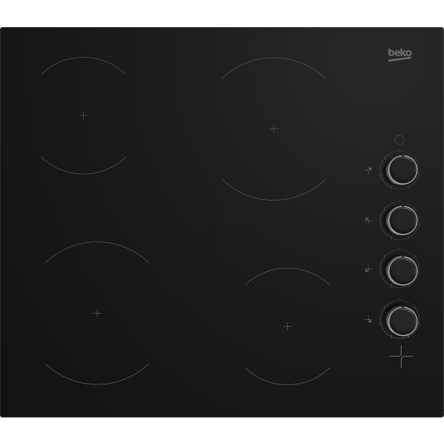 Beko CIHYV21B 58cm Ceramic Hob - Black