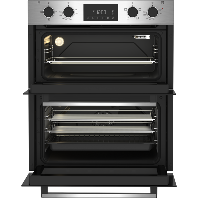Beko CTFY22309X 59.4cm Built under Electric Double Oven - Stainless Steel