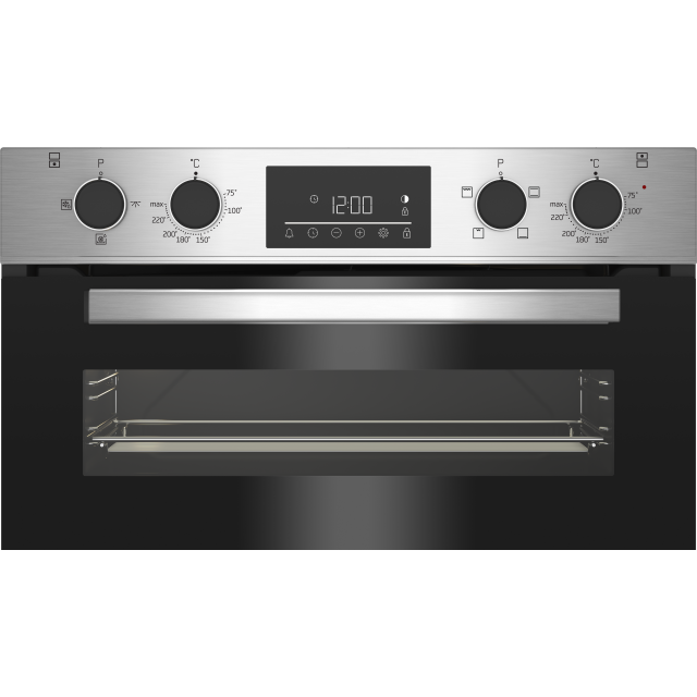 Beko CTFY22309X 59.4cm Built under Electric Double Oven - Stainless Steel