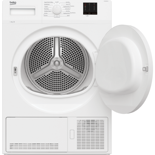 Beko DTKCE80021W 8kg Sensor Condenser Dryer White