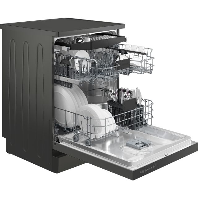 Blomberg LDF52320G Full Size Dishwasher - 15 Place Settings - Graphite