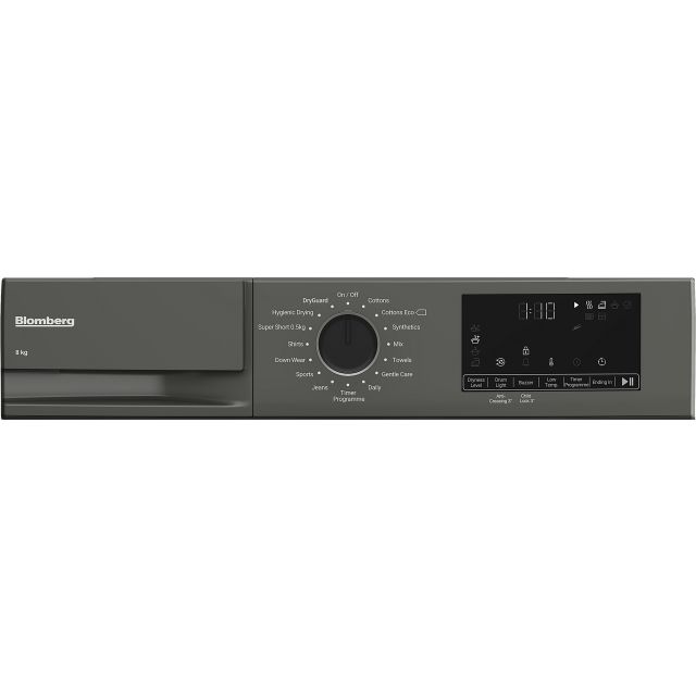 Blomberg LTA18321G 8kg Heat Pump Tumble Dryer - Graphite