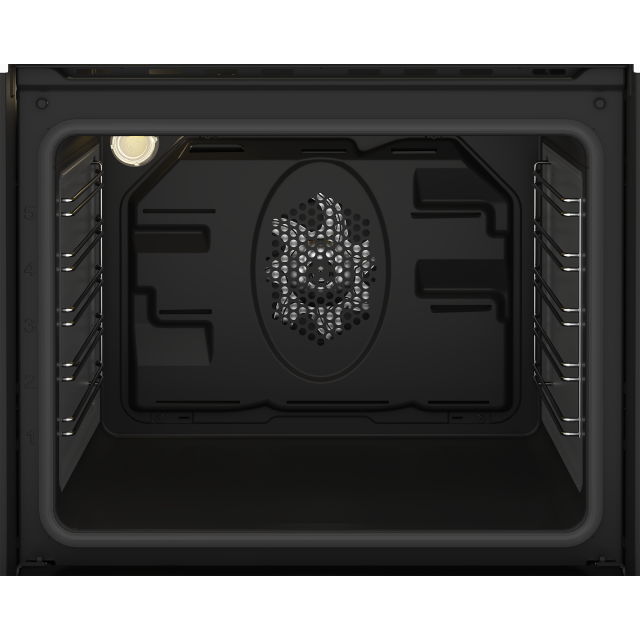 Blomberg RODN9202DX 59.4cm Built In Electric Double Oven - Dark Steel