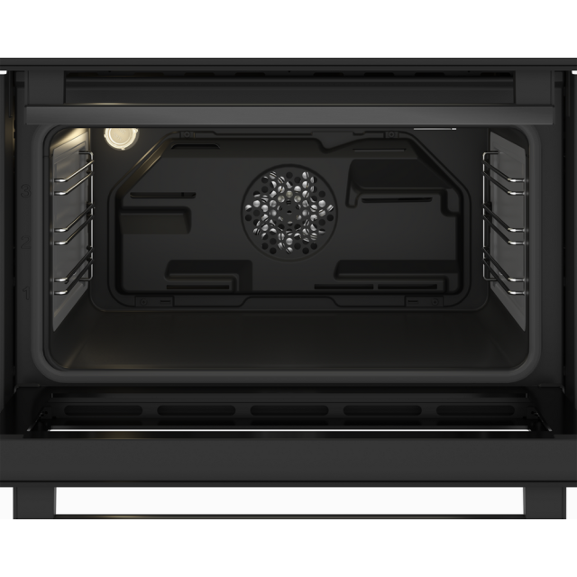 Blomberg ROTN9202DX 59.4cm Built In Electric Double Oven - Dark Steel