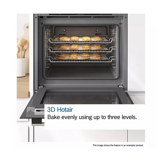 Bosch HQA534BW3B White Electric Steam Oven A+ Class
