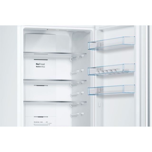 Bosch KGN392WEBG 60cm 70/30 Frost Free Fridge Freezer - White