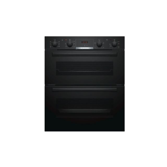 Bosch NBS533BBOB Built-Under Double Oven - Black