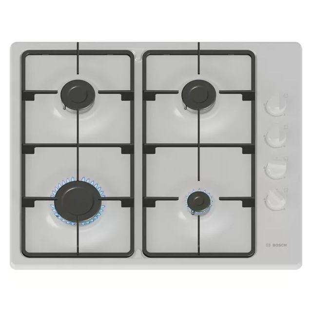 Bosch 296PBP6B2K60 60cm White Gas Hob
