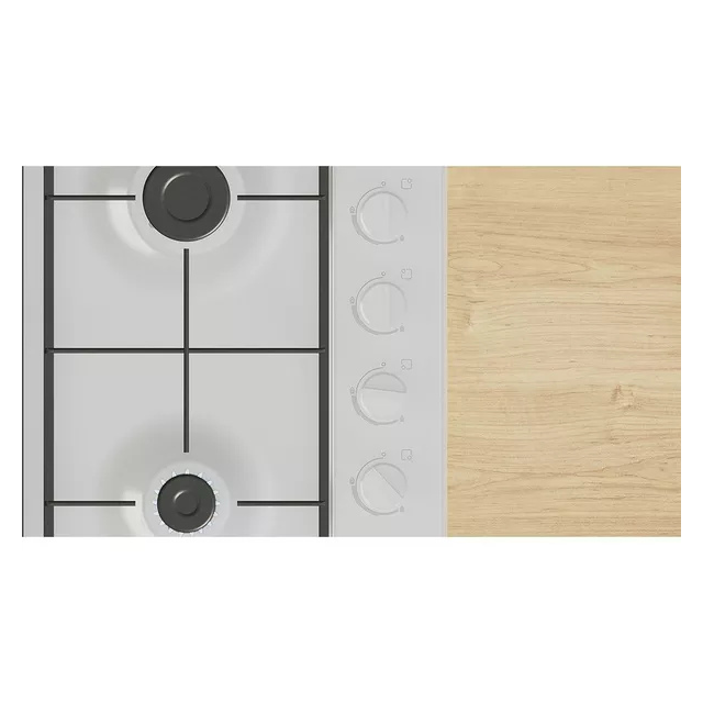 Bosch 296PBP6B2K60 60cm White Gas Hob
