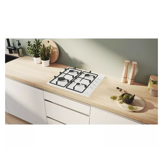 Bosch 296PBP6B2K60 60cm White Gas Hob