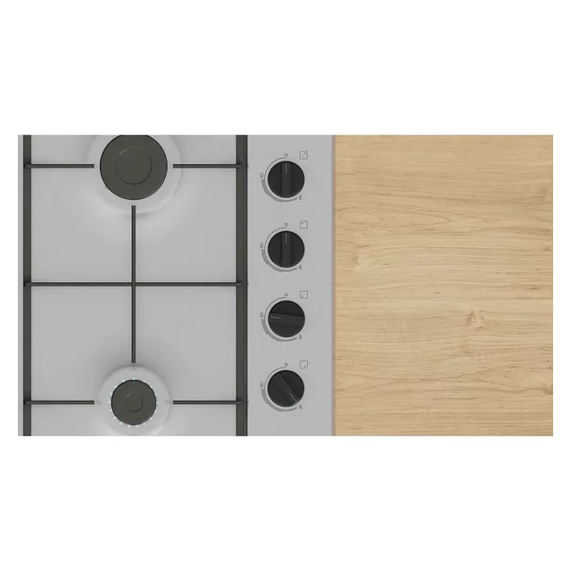 Bosch PBP6B5K60 60cm Stainless Steel Gas Hob