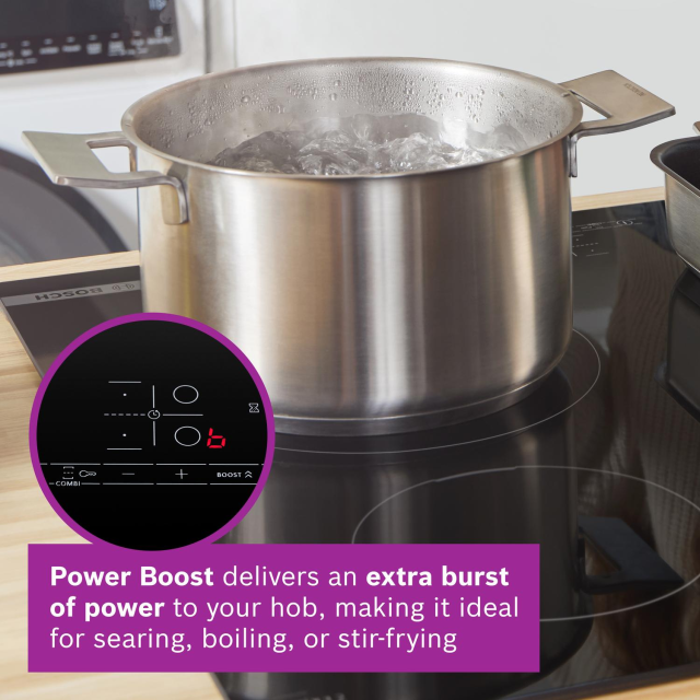 Bosch PWP611BB5B 59.2cm Induction Hob Black