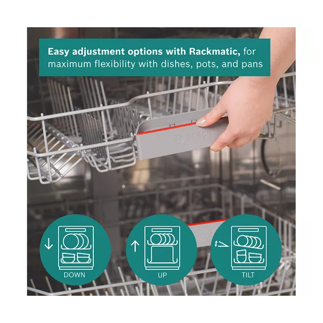 Bosch SMD6YCX01G WiFi Dishwasher 14 Place Settings