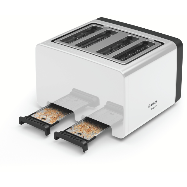 Bosch TAT5P441GB 4 Slice Toaster - White