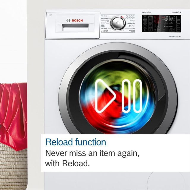Bosch WAN28258GB 8kg 1400 Spin Washing Machine - White