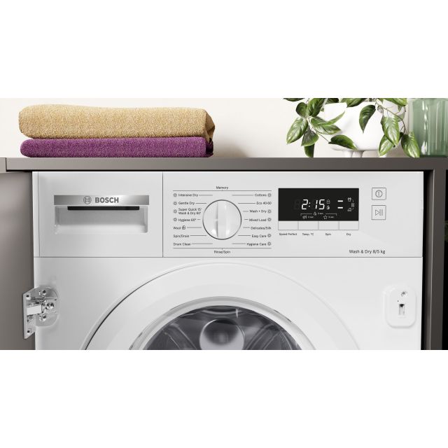 Bosch WKD28260GB Serie 4 - 8Kg/5Kg 1400 Spin Washer Dryer
