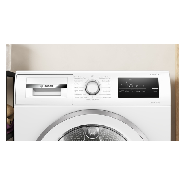 Bosch Series 4 WTH85226G 8kg Tumble Dryer - White