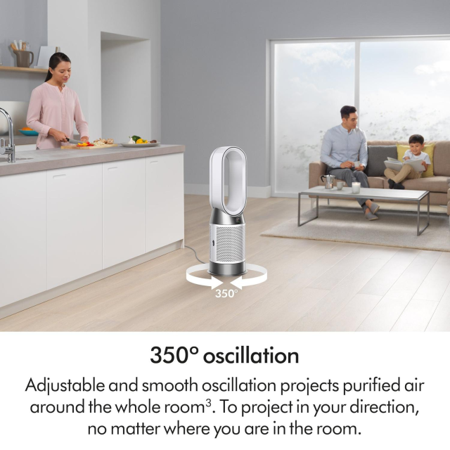 Dyson HP11 Hot & Cool Purifier - White Model Features
