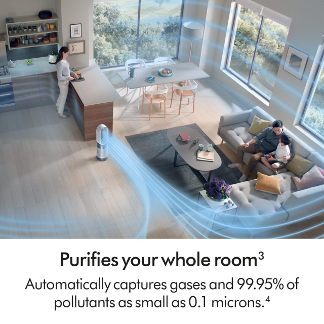 Dyson HP11 Hot & Cool Purifier - White Model Features