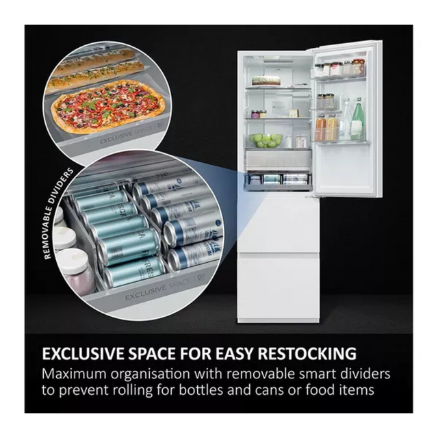 Haier HTR3518ENMWK 60/40 Frost Free Fridge Freezer