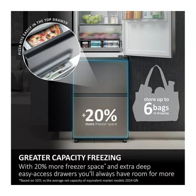 Haier HTR3518ENMWK 60/40 Frost Free Fridge Freezer
