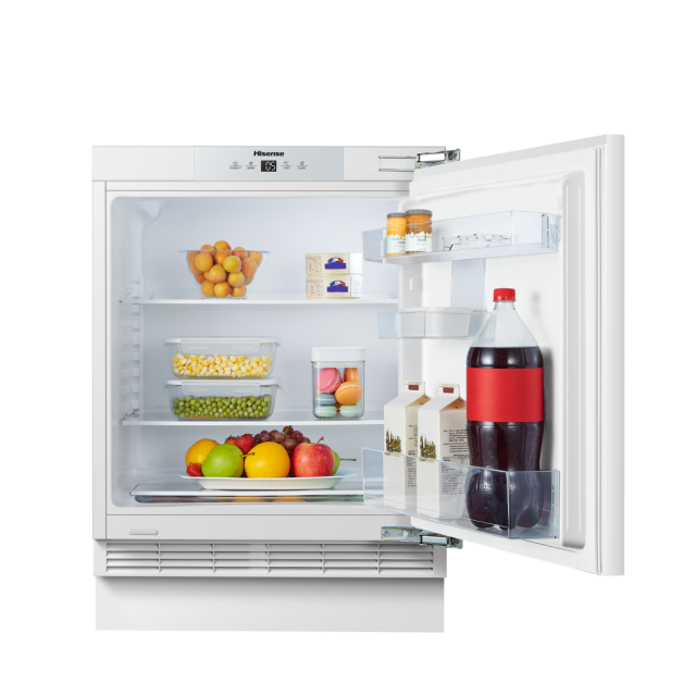 Hisense RUL178D4AWE 59.5cm Intergrated Undercounter Larder Fridge - White