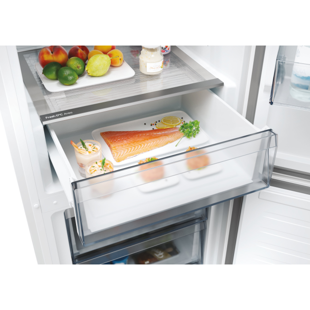 Hoover HONCQ2T618EWKR 59.5cm 60/40 Frost Free Fridge Freezer - White