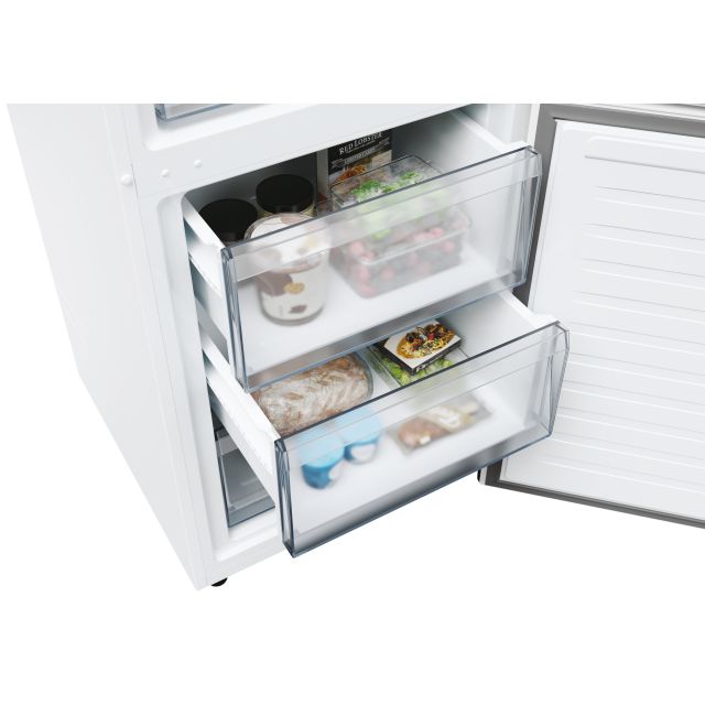 Hoover HONCQ2T618EWKR 59.5cm 60/40 Frost Free Fridge Freezer - White