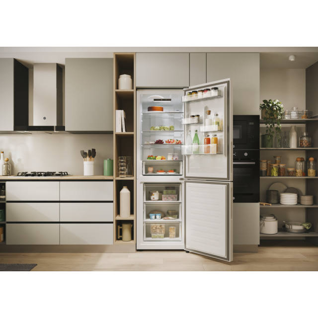 Hoover HONCQ2T618EWKR 59.5cm 60/40 Frost Free Fridge Freezer - White
