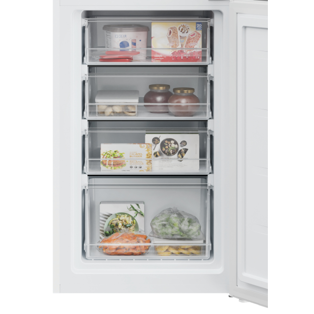 Hoover HVT3CLECKIHW 54.5cm Fridge Freezer - White