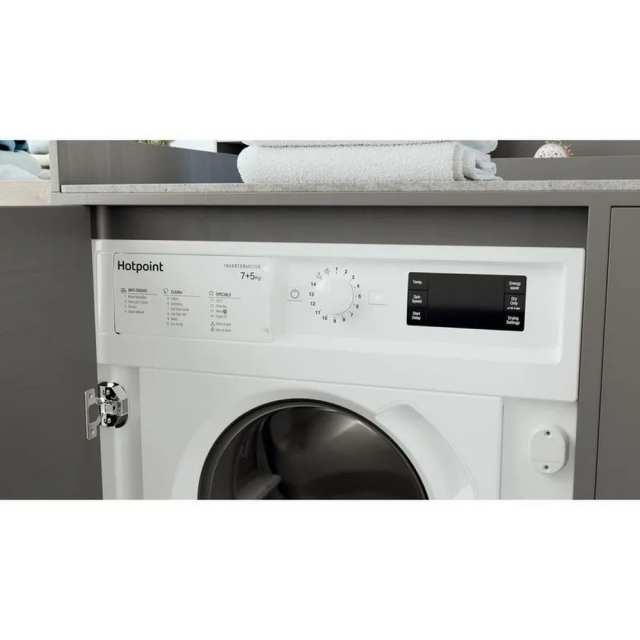 Whirlpool BIWDHG75148UKN 7kg/5kg Integrated Washer Dryer