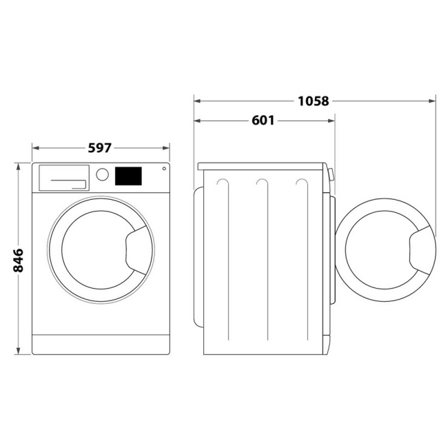 Hotpoint CHDC92WWGDUK 9kg Condenser Tumble Dryer White