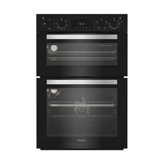 Hotpoint DIH 10D B Built In Electric Double Oven - Black