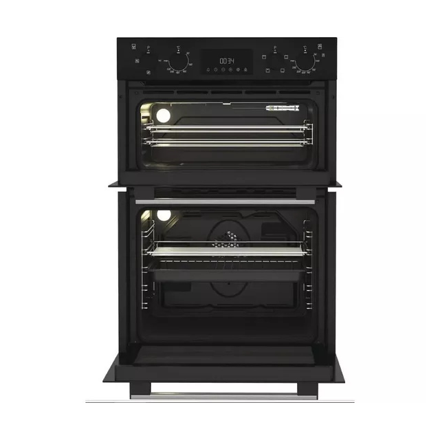 Hotpoint DIH 10D B Built In Electric Double Oven - Black