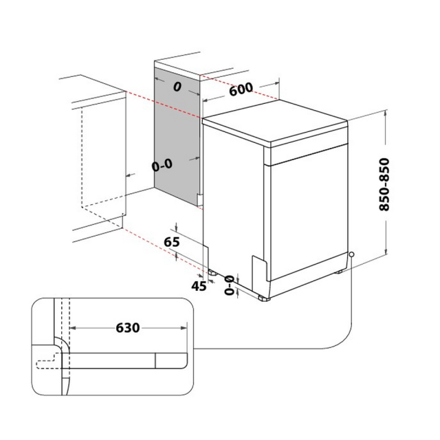 Hotpoint H7FHS41UK Full Size Dishwasher