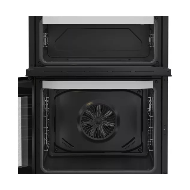 Hotpoint HDE6VDW 60cm Double Electric Ceramic Cooker
