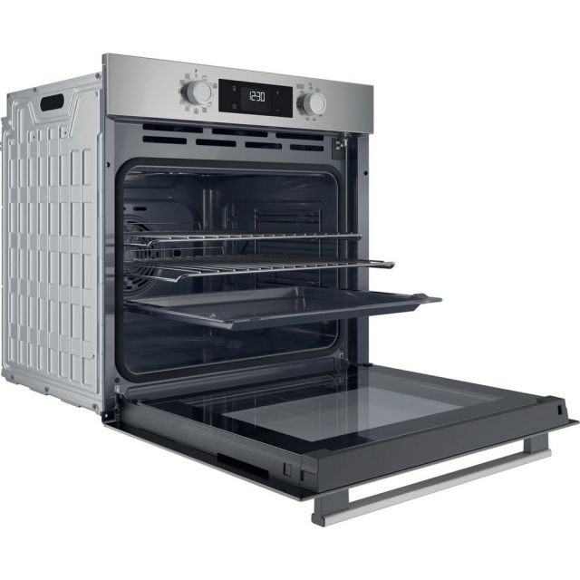 Hotpoint HO278PXUK 60cm Built In Electric Single Oven - Silver