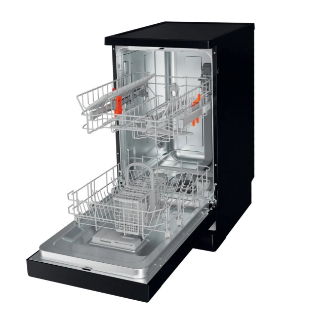 Hotpoint HSFE1B19BUKN HSFE1B19SUKN Freestanding Slimline Dishwasher
