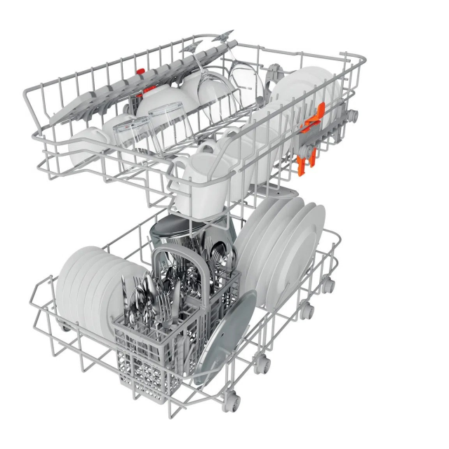 Hotpoint HSFE1B19BUKN HSFE1B19SUKN Freestanding Slimline Dishwasher