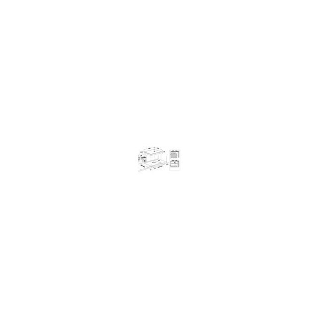 Hotpoint PPH60PFIXUK 59cm Gas Hob - Stainless Steel